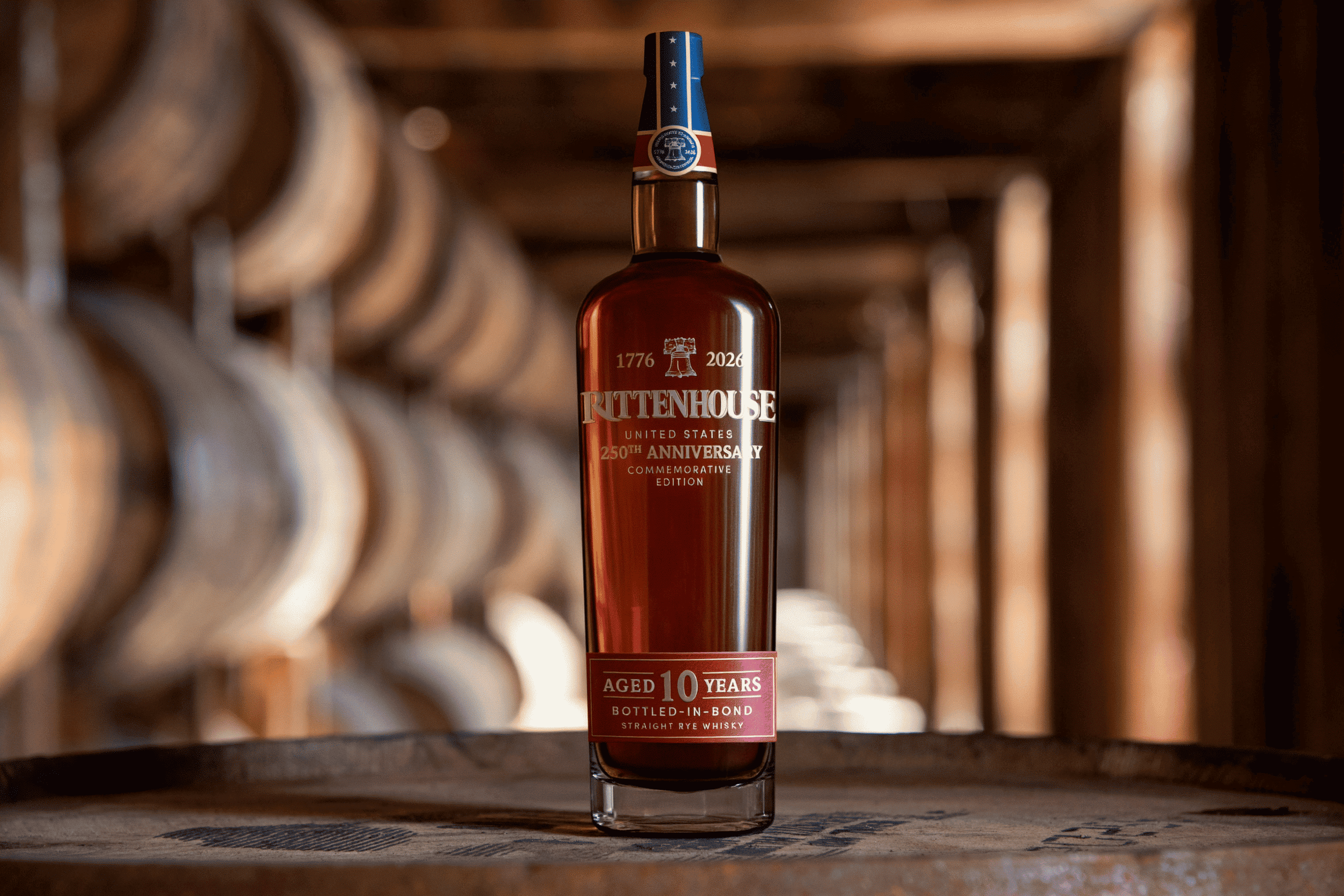 HEAVEN HILL DISTILLERY UNVEILS RITTENHOUSE UNITED STATES 250TH ANNIVERSARY COMMEMORATIVE EDITION STRAIGHT RYE WHISKY